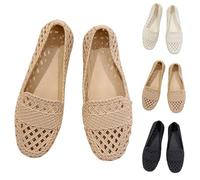 Pantoufles d'été en maille pour femme, mocassins confortables, respirantes | Chaussures de plage imperméables - Élégantes - Chaussures d'été légères - Sans lacets - Pour les voyages et la vie