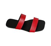 Pantoufles d'été pour femme - Tongs colorées pour le port en plein air - Antidérapantes - Chaussures de plage - Pieds larges - Antidérapantes - Chaussures de bain - Chaussures de piscine - Sandales