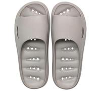 Pantoufles d'été pour homme et femme - Antidérapantes - Pour la douche et la maison - Antidérapantes - Pour le jardin, la maison - En plastique, gris, 42