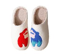 Pantoufles d'Halloween en forme de citrouille pour homme et femme, en peluche douce, chaude, effrayante, citrouille, fantôme, maison, vacances, à enfiler, pour intérieur et extérieur, chaussures