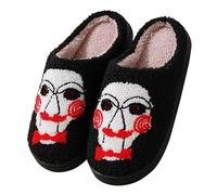 Pantoufles d'Halloween terreur heureuses pantoufles confortables et effrayantes pour l'intérieur et l'extérieur - Pour l'hiver - Chaudes et moelleuses - Pour Noël, z, 37 EU