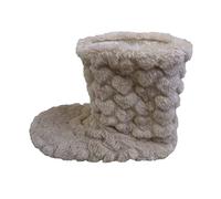 Pantoufles d'hiver chaudes pour femme - Chaussettes d'hiver pour couples - Adultes - Danse intérieure épaisse - Bottes hautes à fond tubulaire - Éducation précoce - Pantoufles pour femme, a, 37.5 EU