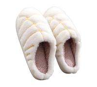 Pantoufles d'hiver confortables pour femme - Pantoufles moelleuses et confortables, Blanc., 40 EU