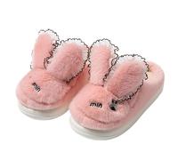 Pantoufles d'hiver moelleuses pour femme - Pantoufles en peluche douce