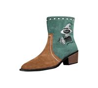Pantoufles d'intérieur pour Halloween Terreur Chaussons heureux Femmes Pantoufles en peluche drôle Femme Homme Maison Pantoufles pour femmes Chaussons en peluche Pantoufles tendance, vert, 38 EU