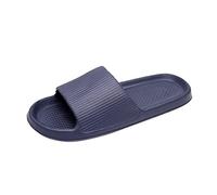 Pantoufles d'intérieur pour homme, sandales de douche comme un nuage, confortables et douces, pantoufles d'été unisexes pour homme et femme, bleu, 42 2/3 EU