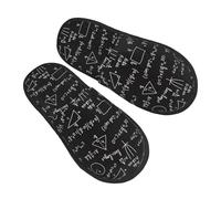 Pantoufles Éléments Mathématiques Slippers Doux Légères Chausson Pour Intérieur Extérieur Unisex M