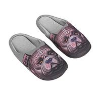 Pantoufles en Coton Chaussons Maison Femmes Hommes Hiver Automne Douce Mules d'intérieur Slippers Antidérapant Chaussures pour Voyage Bureau