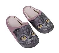 Pantoufles en Coton Chaussons Maison Femmes Hommes Hiver Automne Douce Mules d'intérieur Slippers Antidérapant Chaussures pour Voyage Bureau