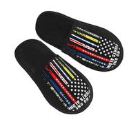 Pantoufles En Coton Drapeau Des Premiers Intervenants « Personne Ne Se Bat Seul » Antidérapantes Slippers Doux Pantoufles Pour Unisex Hôtels Automne L