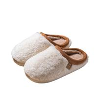 Pantoufles en coton pour femme - Pour l'hiver - Intérieur - Antidérapantes - Chaudes - Pour couple