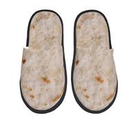 Pantoufles En Coton Tortilla_A Doux Slippers Confortable Pantoufles Pour Unisex Voyage Outdoor M