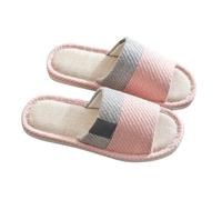 Pantoufles en feutre pour femme - Semelle fixe - Chaussons d'hiver en