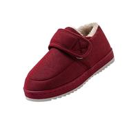 Pantoufles en feutre pour homme - Semelle antidérapante - Chaussons pour femme - Fermés et moelleux - Bottes d'hiver - Unisexe - Pour couples - Chaussons d'extérieur en coton - Pantoufles d'intérieur