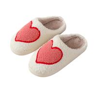 Pantoufles en forme de cœur pour femme | Pantoufles champignons pour femme | Jolis pantoufles imprimées | Sliders moelleux et confortables | Chaussons en peluche chaude | Pantoufles d'intérieur à
