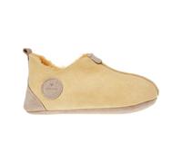 Pantoufles en peau de mouton bÃ©bÃ© fille Vanuba Oxford Jaune 26/27