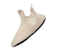 Pantoufles en peluche pour femme - Gris - Chaussures d'hiver - Doublées - Antidérapantes - Unisexe - Pour la maison - Chaussures d'extérieur, beige, 46 EU