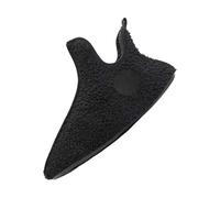 Pantoufles en peluche pour femme - Gris - Chaussures d'hiver - Doublées - Antidérapantes - Unisexe - Pour la maison - Chaussures d'extérieur, Noir , 46 EU