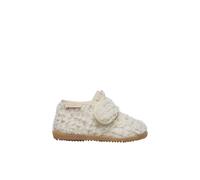 Pantoufles En Tissu Home Blanc Crème- 27