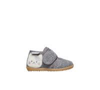 Pantoufles en tissu omany gris- 25