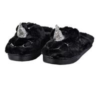 Pantoufles Enfant Fantaisie Chaleur Et Confort 9215 Licorne Noir