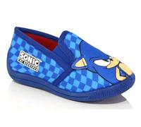 Pantoufles Enfant Sonic The Hedgehog - Chaussons Garçon Officiels SEGA - Tailles 25 à 33 (33, Système Taille Chaussures EU, Enfant de 2 à 5 ans, Numérique, Moyen, 33)