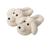 Pantoufles fantaisie 3D en forme d'animal - Chaussons en coton pour femme - Chaussons d'intérieur pour chambre à coucher - Pantoufles pour homme - Sliders antidérapants en peluche - Chaussures d'hiver