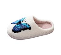 Pantoufles fantaisie écossaises en polaire confortable et chaude pour | Motif écossais écossais, doublure en polaire douce, semelle antidérapante, taille 36-42, maison confortable pour Thanksgiving