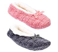 Pantoufles Femme Casa And Co Pack De 2 Ballerines 3134