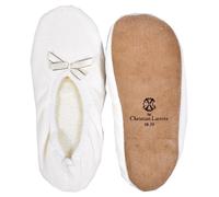 Pantoufles Femme Christian Lacroix Confort Premium Ballerine 1186 Ecru