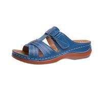 Pantoufles Femme Confortable Ete,Chaussons D'éTé Pour Femmes Chaussures DéContractéEs à Bout Ouvert Pour La DéTente Et Les Vacances En Plein Air Avec Design Perforé IdéAls à Associer