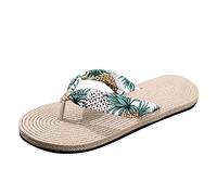 Pantoufles Femme Confortable Flops Beach Summer Pantoufles Sandales Flat Casual Flip Spring Women's Fashion and Women's Pantoufle