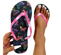 Pantoufles Femme Été Antidérapante Confort Fond Souple Chaussons Bout Ouvert Semelle Plates Confortable Flip Flops de Plage Tongs Pas Cher A La Mode Slippers Couples invité Fille Garcon