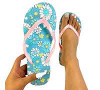 Pantoufles Femme Été Antidérapante Confort Fond Souple Chaussons Bout Ouvert Semelle Plates Confortable Flip Flops de Plage Tongs Pas Cher A La Mode Slippers Couples invité Fille Garcon