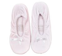 Pantoufles Femme Infinitif Chaussons Ballerines Ballerines Velours Noeud Rose