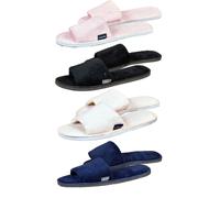 Pantoufles Femme Infinitif Chaussons Ballerines Mules Velours Pack De 4 Paires