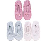 Pantoufles Femme INFINITIF - Velours Noeud Pack de 3 Paires 38/39