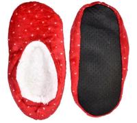 Pantoufles Femme - OZABI - CASA & CO - Confortable - Antidérapant - Pois Rouge 38/40