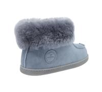Vanuba Pantoufles femme Peppin cuir laine de mouton Gris 40