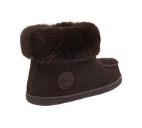 Vanuba Chaussons femme Peppin - Pantoufles femme confortables, chausson chaud et durable avec semelle ultra douce 41 EU, Marron