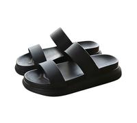 Pantoufles Femmes Été Ouvert 36-40 : Pantoufles Femmes Cuir Pantoufles Confortables Pantoufles Maison Slip On Femmes Chaussures d'Intérieur Extérieur Casual Chaussures d'été Respirantes Sandales d'été