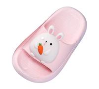 Pantoufles filles 23 éléphants chaussures PVC souple tout-petit enfants maison sandales confortables bébé slides pantoufles chaussures de bain enfants 22, Rose, 31