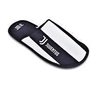 Pantoufles Football Supporter Juve, produit officiel, New Logo - Multicolore - Blanc, noir, 45/46 EU EU
