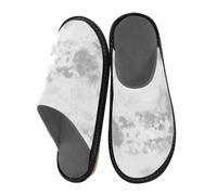 Pantoufles grises tie-dye pour homme et femme, pantoufles d'intérieur abstraites, chaussettes d'intérieur, chaussures de chambre à coucher, de voyage, multicolore, 38/39 EU