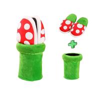 pantoufles home wear en forme de plante fleur Cannibal Cosplay chaussures/motif pantoufles point mocassins avec pot support pot pour les cadeaux de Noël