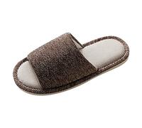 Pantoufles Homme Claquette Cuir Chaussures Ete Femme Pour Hommes Pantoufle Pieds Larges Tongues Claquettes Chaussons Chausson Hiver Confortable Semelle Feutre Mules Tongue Mens Slippers,2-C,42