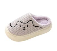 Pantoufles Homme Hiver Chaud Chausson Polaire Femme Chaussons Fourrure Pantoufle Confort Charentaises Fluffy Slippers Confortable Feutre Claquettes Fantaisie