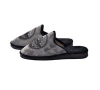 Pantoufles Homme OZABI - Modèle 769 Velours Tendance - Semelle Antidérapante et Molletonnée - Gris 42