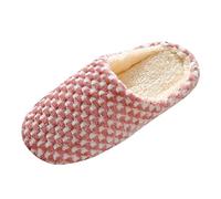 Pantoufles Hommes Femmes Chausson Hommes Femmes Intérieur Hiver Peluche Chaude Doublure Chausson De Feutre Mousse Mémoire Multicolore Family Guest Portable Pantoufle Et