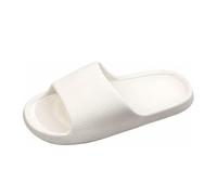 Pantoufles légères et chaudes en coton pour homme et femme - Motif dinosaure - Avec son, blanc, 37 EU